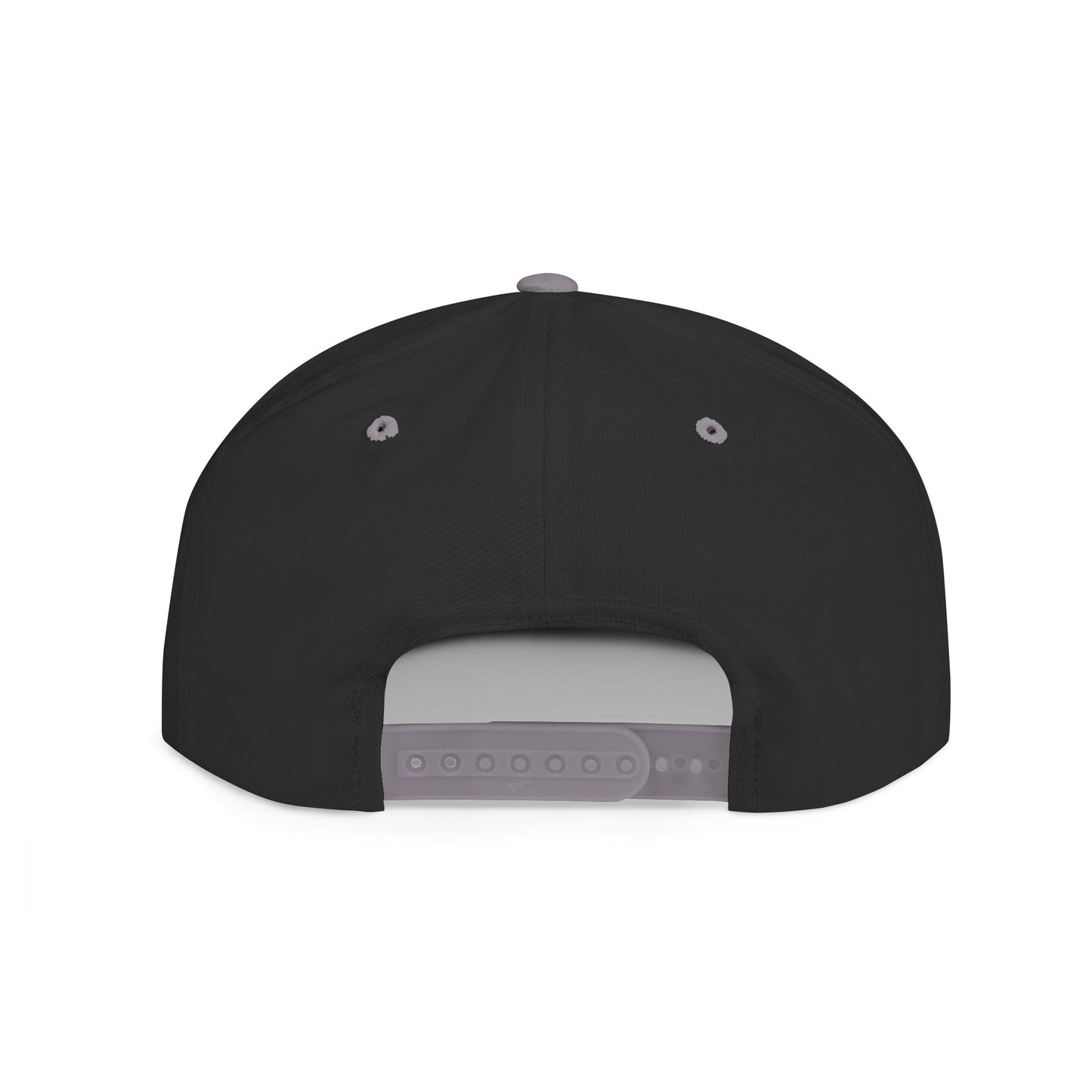 Trendy Flat Bill Snapback - Black Wallst Design