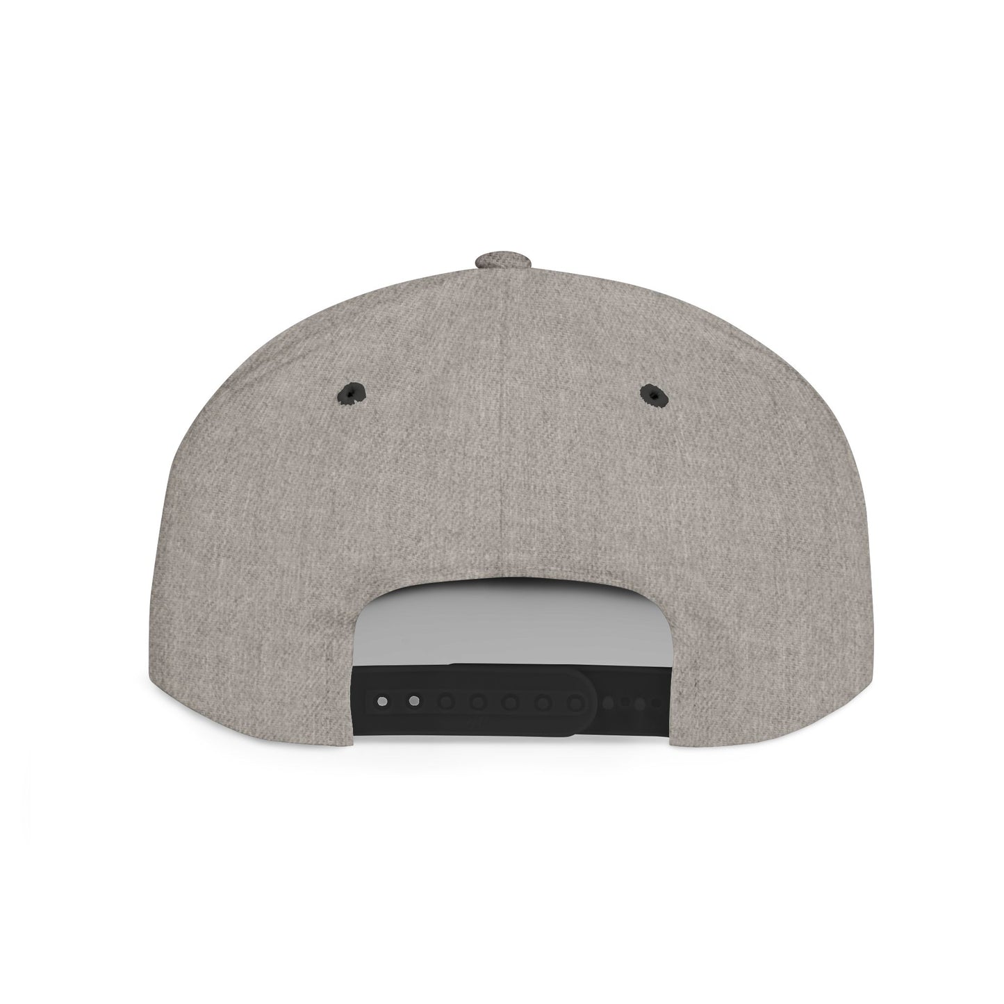 Trendy Flat Bill Snapback - Black Wallst Design