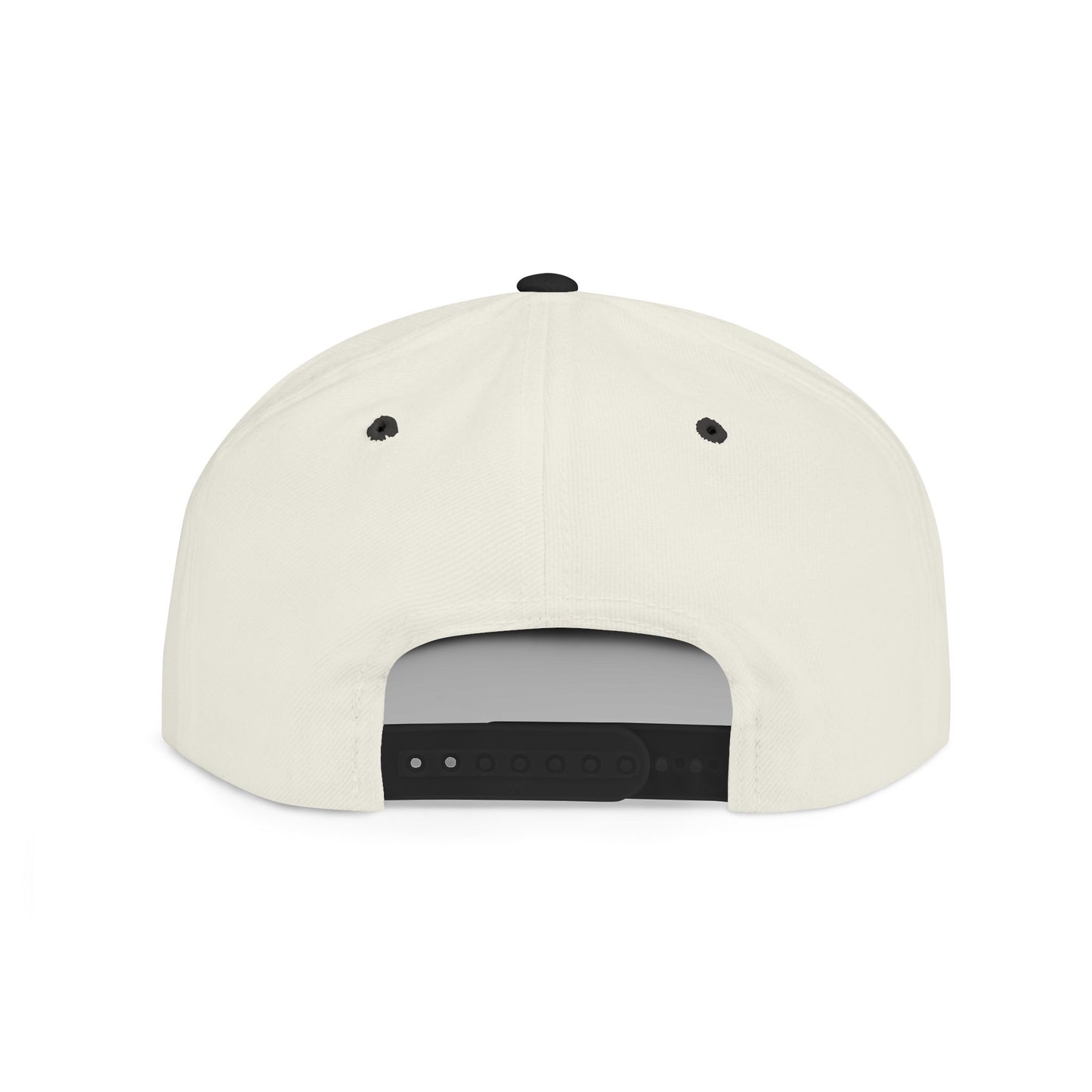 Trendy Flat Bill Snapback - Black Wallst Design
