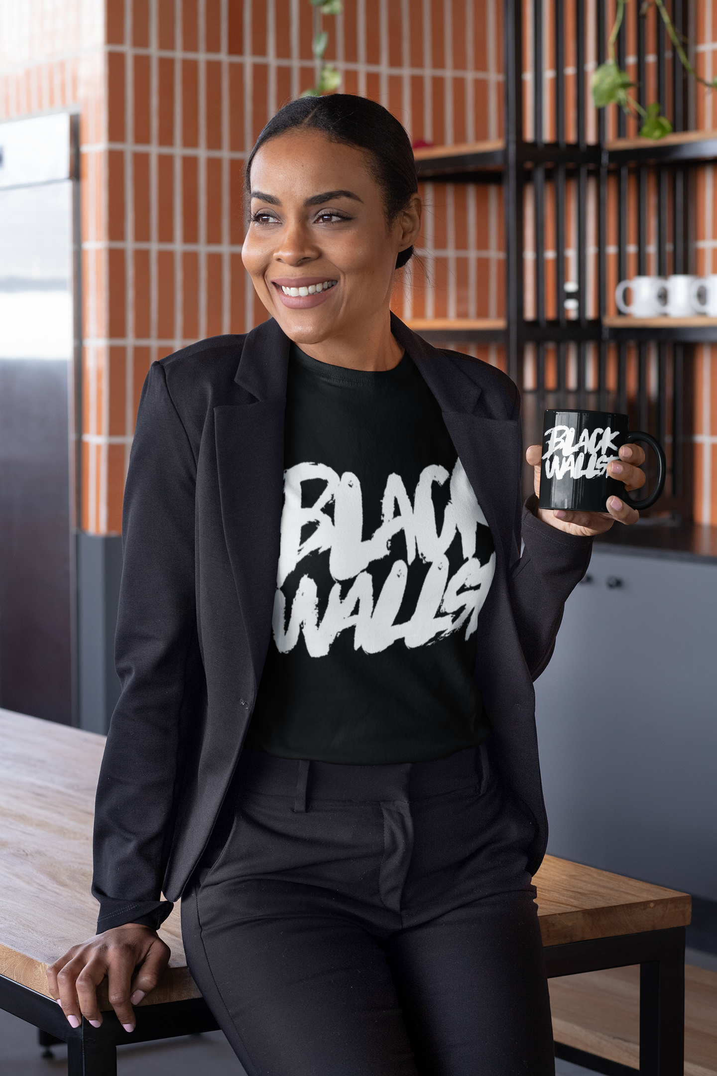 Official Black Wall St Softstyle T-Shirt