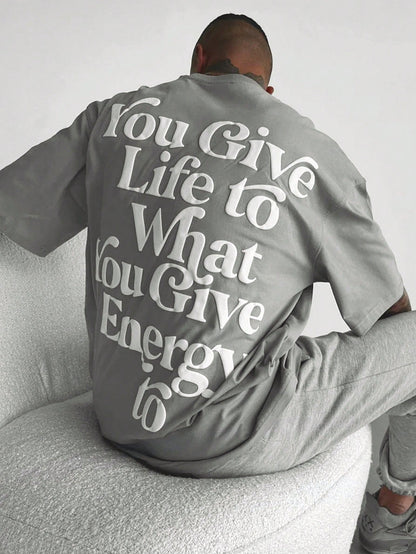 'You Give Life' Men's Extra Loose Fit T-Shirt