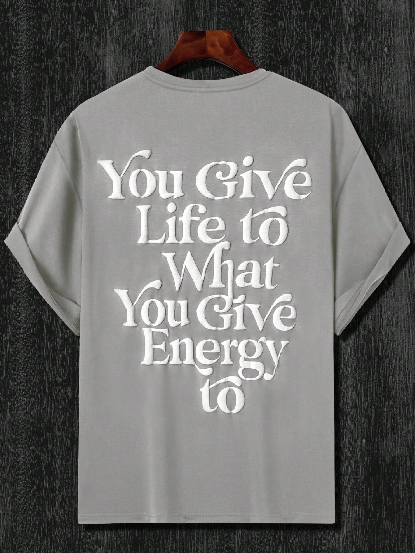 'You Give Life' Men's Extra Loose Fit T-Shirt