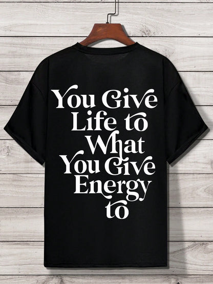 'You Give Life' Men's Extra Loose Fit T-Shirt