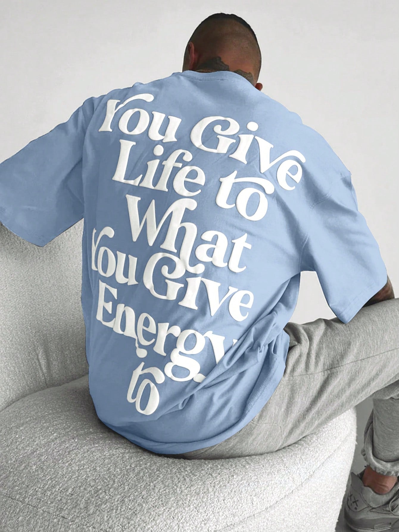 'You Give Life' Men's Extra Loose Fit T-Shirt