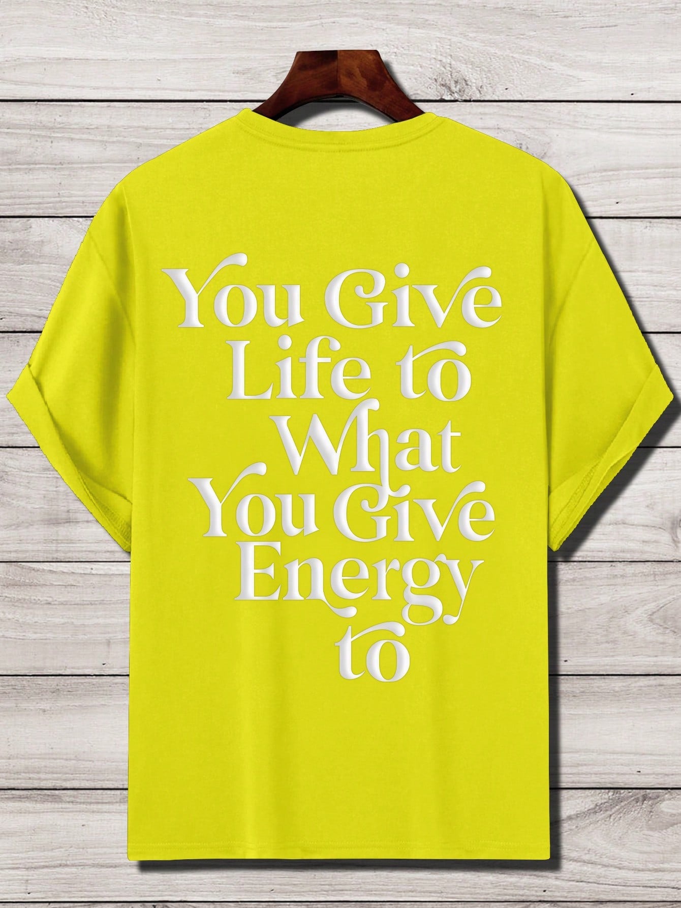 'You Give Life' Men's Extra Loose Fit T-Shirt