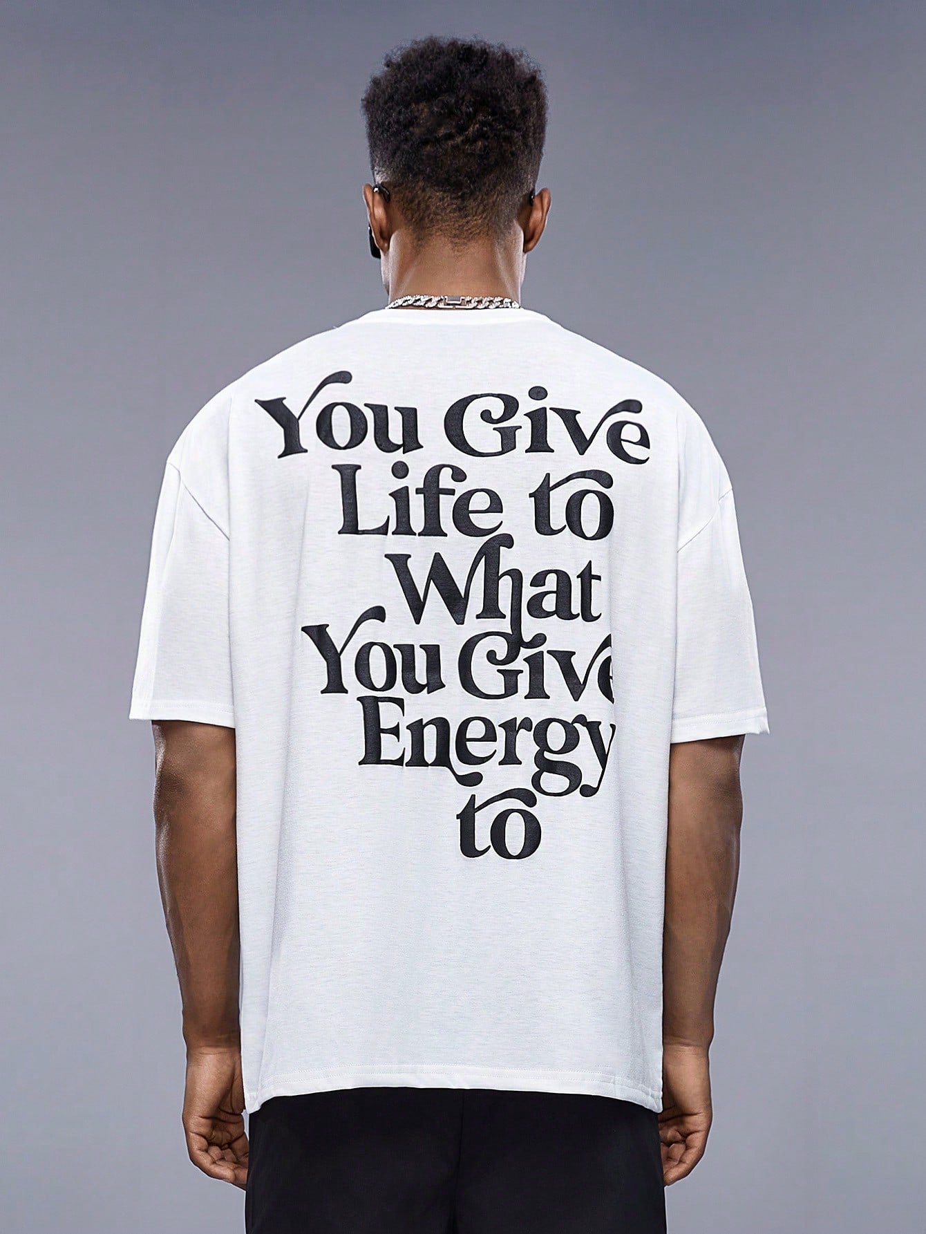 'You Give Life' Men's Extra Loose Fit T-Shirt